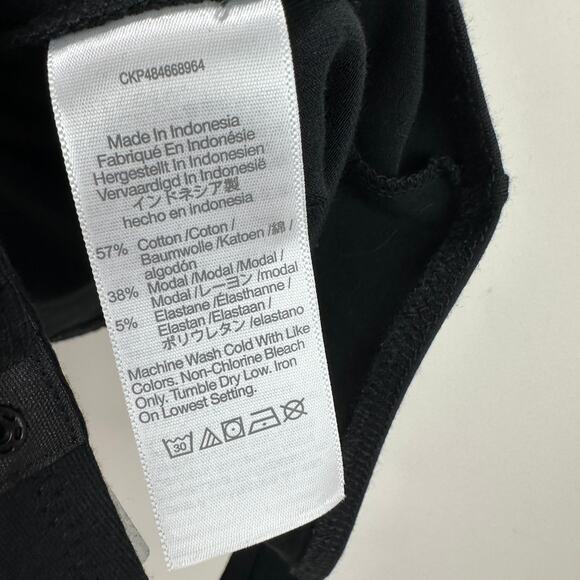 Madewell Wide Strap Tank Thong Bodysuit Black Stretch Cotton Blend Small NWT - Picture 11 of 13